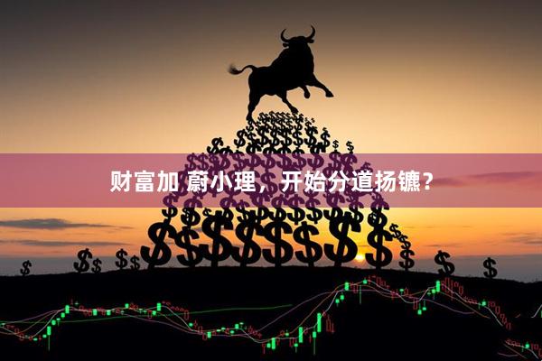 财富加 蔚小理，开始分道扬镳？